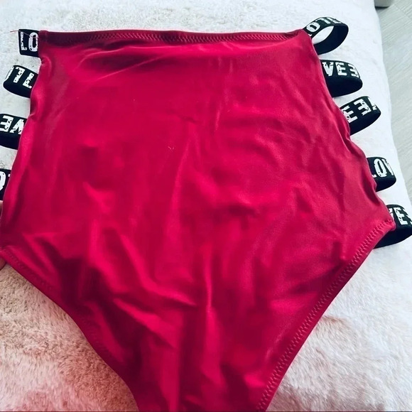 Bikini Burgundy Panty “Love” - Picture 5 of 12